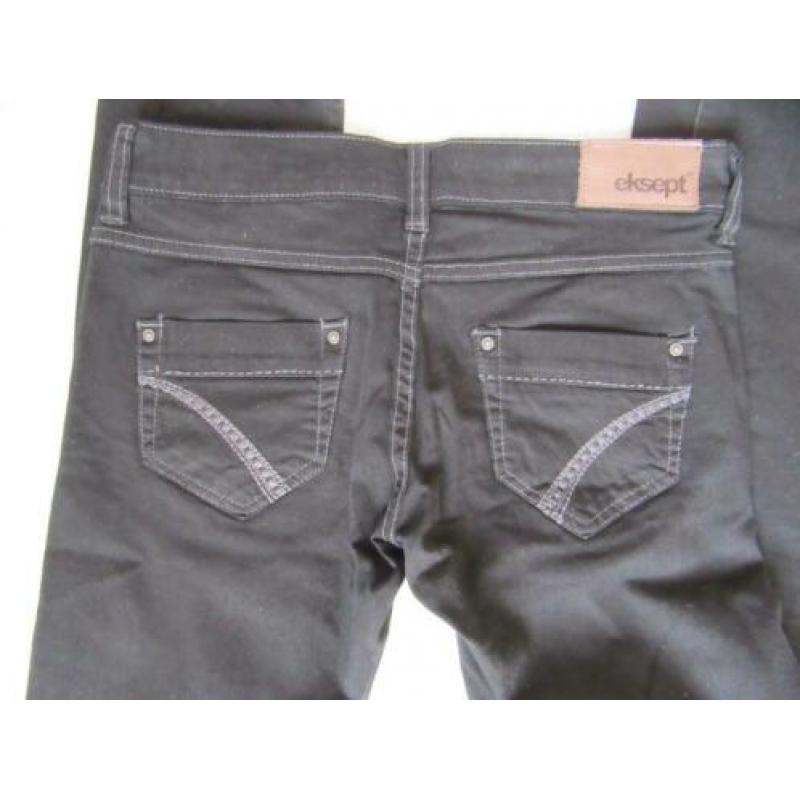 M16 NIEUW!! skinny jeans broek EKSEPT zwart W 27 = 36