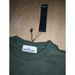 Stone island sweater s legergroen nieuw