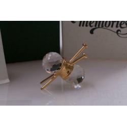 Kristal Swarovski memories: wol met breinaalden