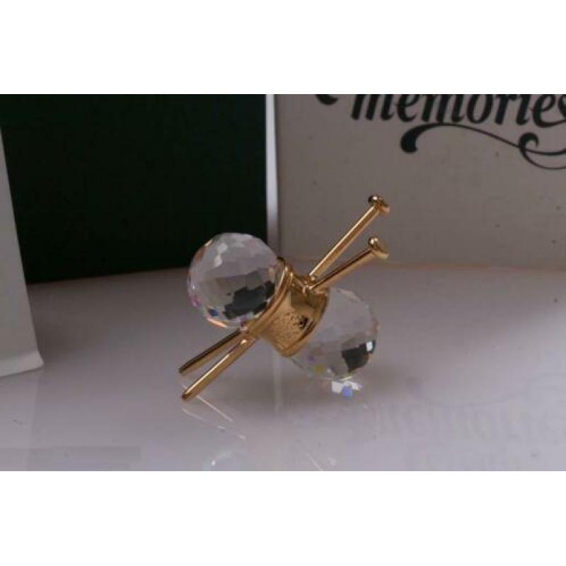 Kristal Swarovski memories: wol met breinaalden