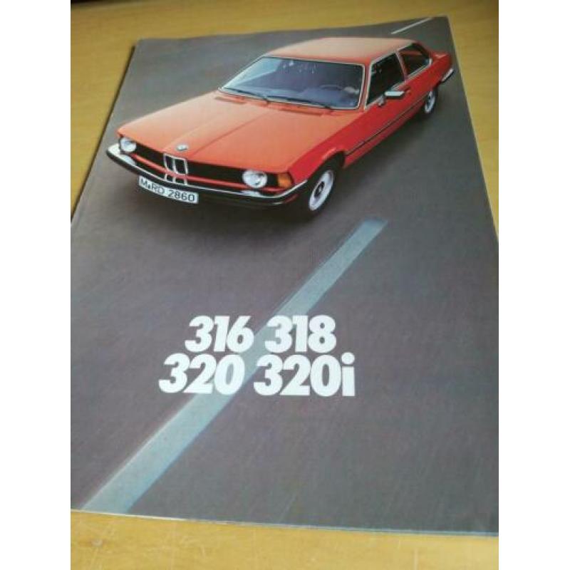 1976 mooie folder BMW 3 serie bmw e21 IZGST