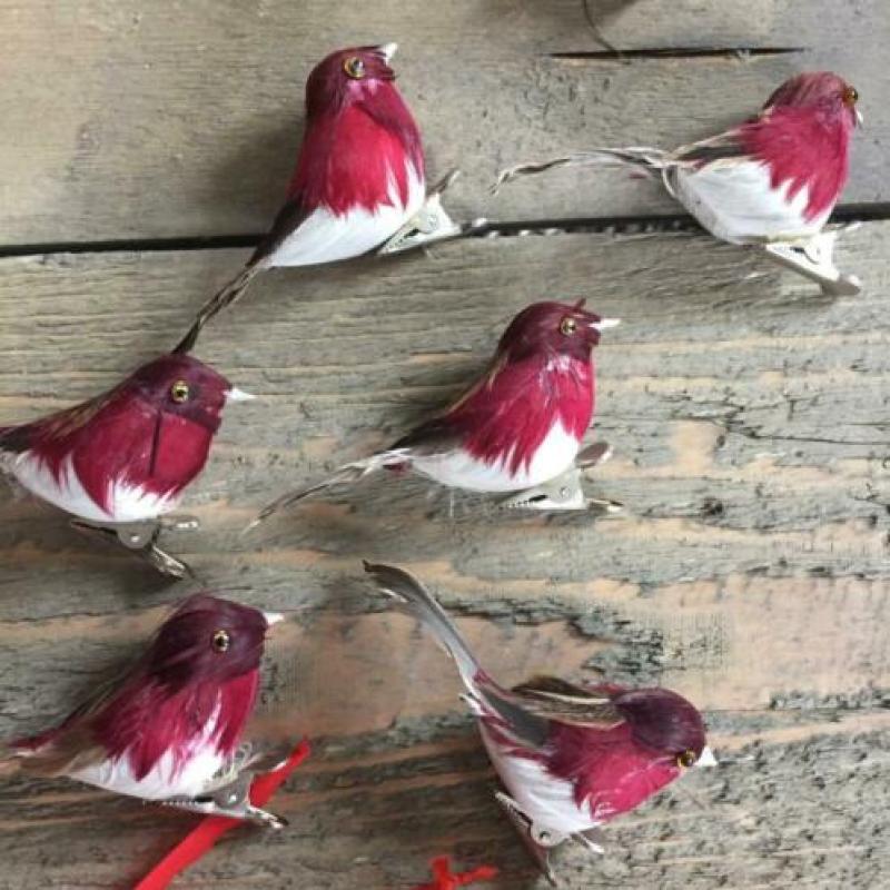 Oude vintage antieke kerstballen