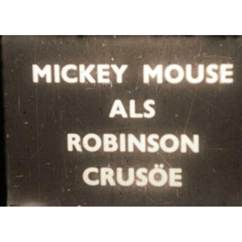 Micky Mouse als Robinson Crusöe - 6mm filmpje