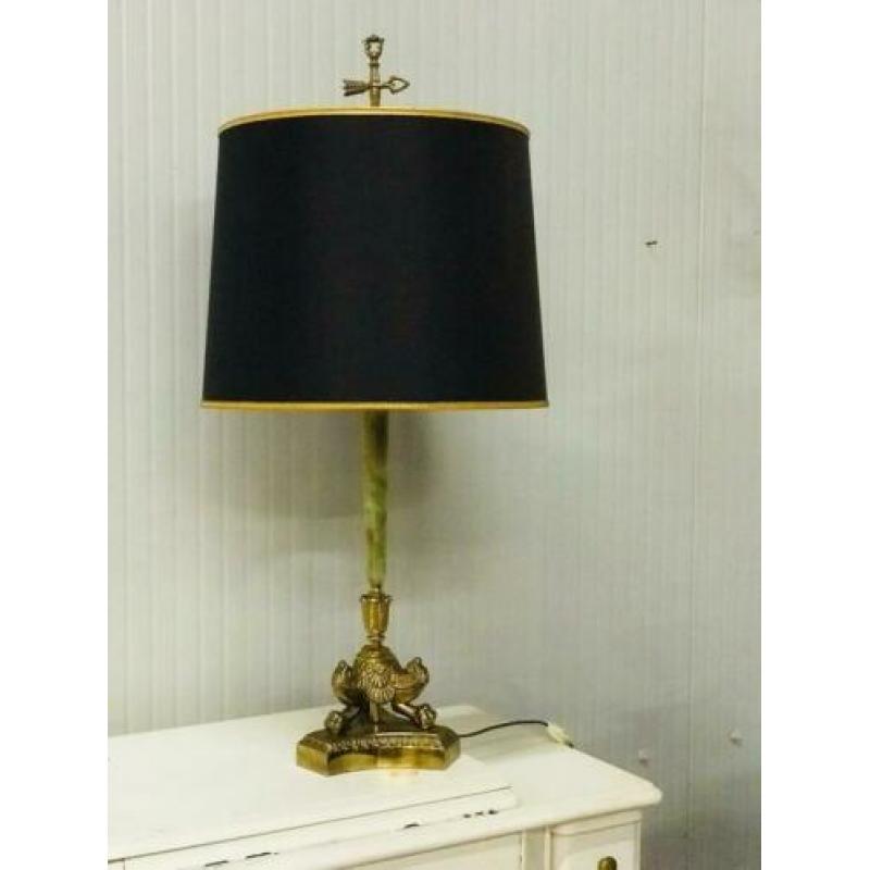 vintage hoge tafellamp / lampadaire