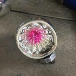 Oude vintage antieke kerstballen