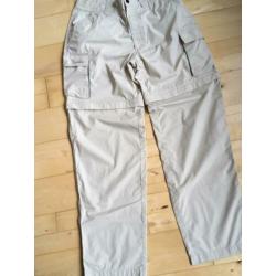 Nomad afritsbroek heren beige maat s