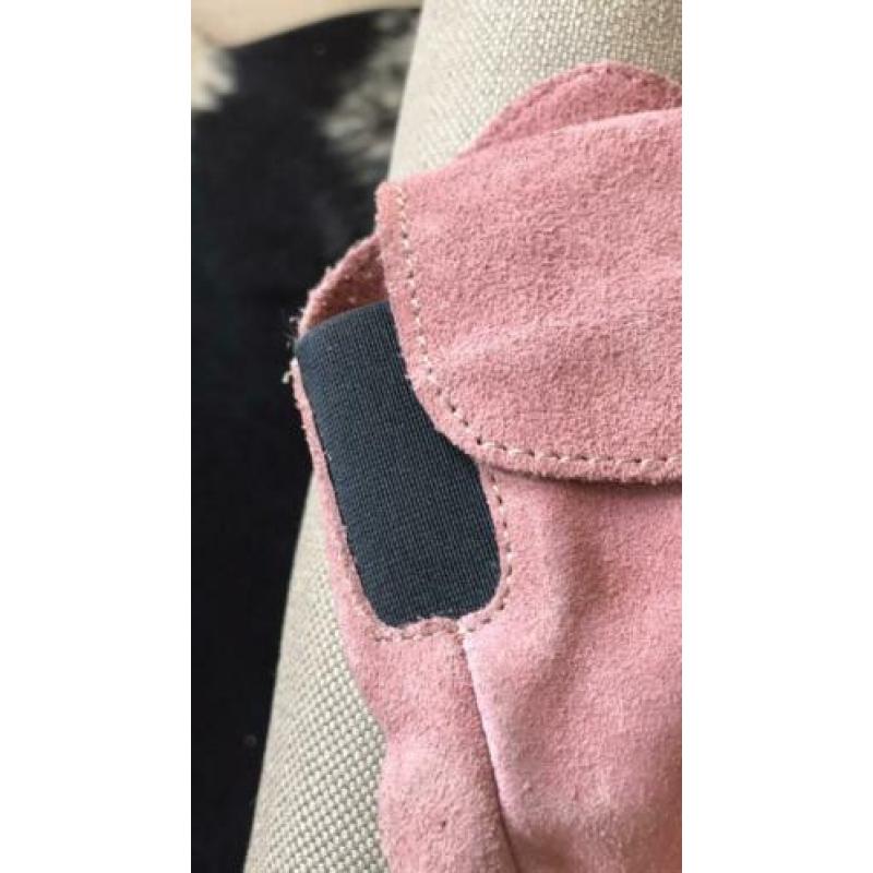 Roze laarzen 39 western suède stoer