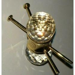 Kristal Swarovski memories: wol met breinaalden