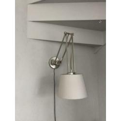 Prachtige lamp, verstelbaar, geborsteld chroom