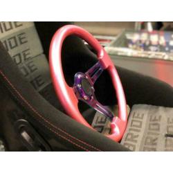 JapPower/PowerParts Racestuur sportstuur Roze neochrome
