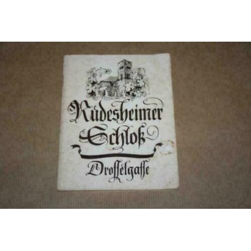 Rüdesheimer Schloss Drosselgasse - Oude uitgave 1952