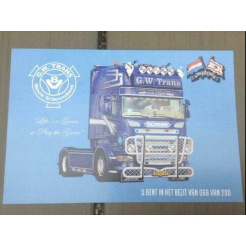 G.W.TRANS SCANIA R5 TOPLINE 4x2 NEW IN BOX