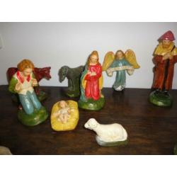 Oude kerstgroep 22 delig