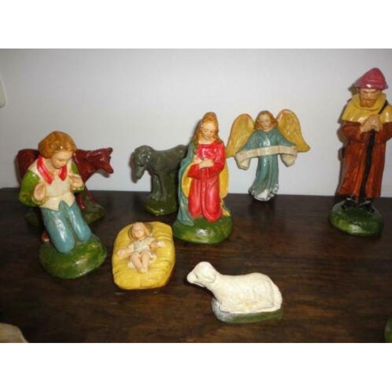 Oude kerstgroep 22 delig
