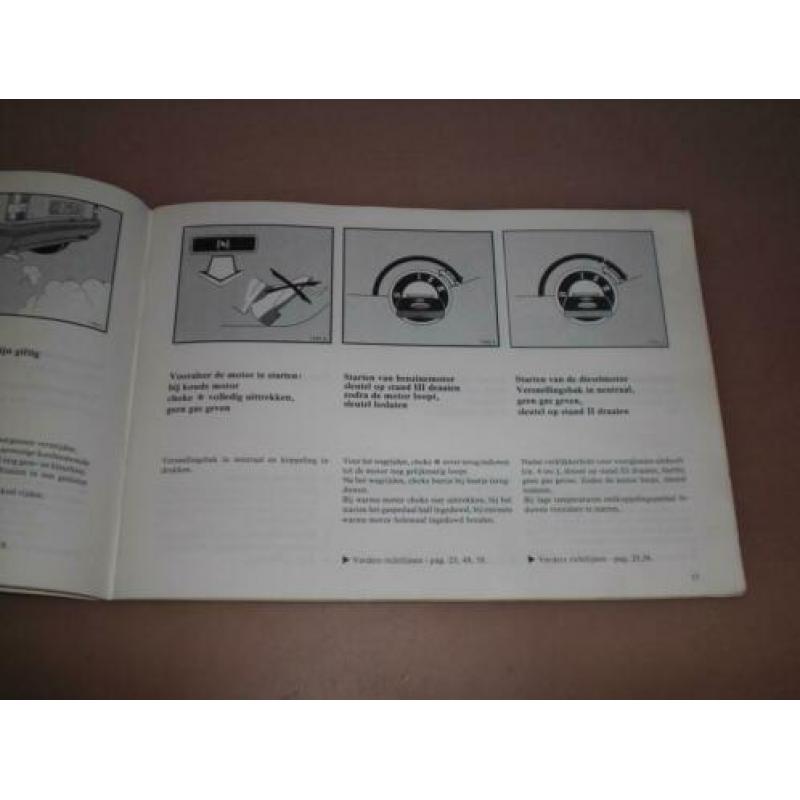 Handleiding/ instructieboekje Opel Corsa/ 1988