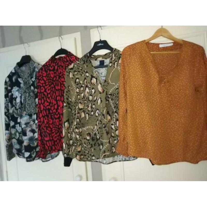 Diverse prachtige blouses maat 40