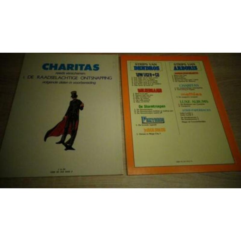 Charitas stripboeken 2 stuks zgan