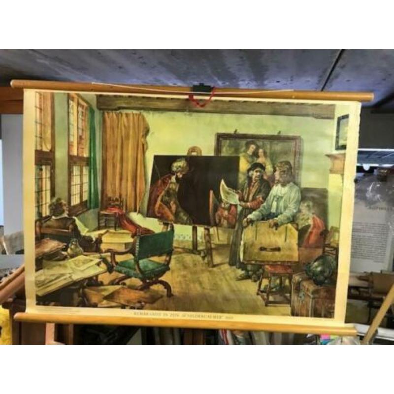 ?? Isings | Rembrandt in zijn Schilderscaemer, 1665 | AQ
