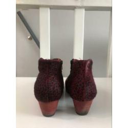 Think schoenen leer rood 40