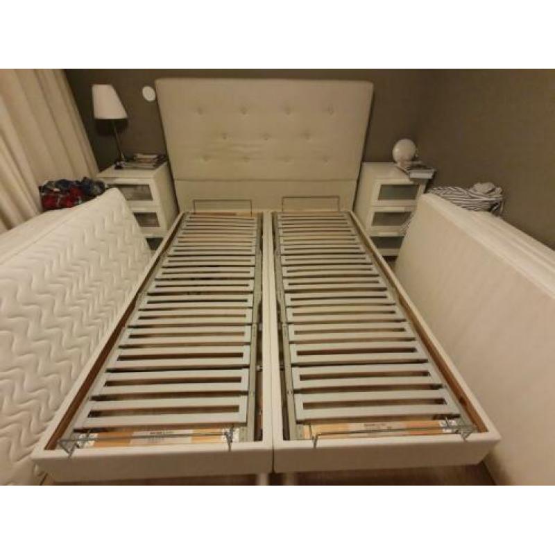 Electrisch verstelbaar bed, 2x 80cm breed