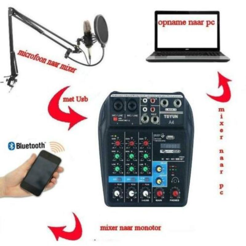Studio Opname Set voor Stream, Zang, Vlog (Studio-2)