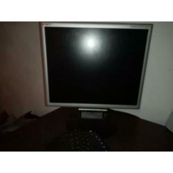 Beeld scherm desktop toetsenbord