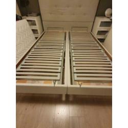 Electrisch verstelbaar bed, 2x 80cm breed