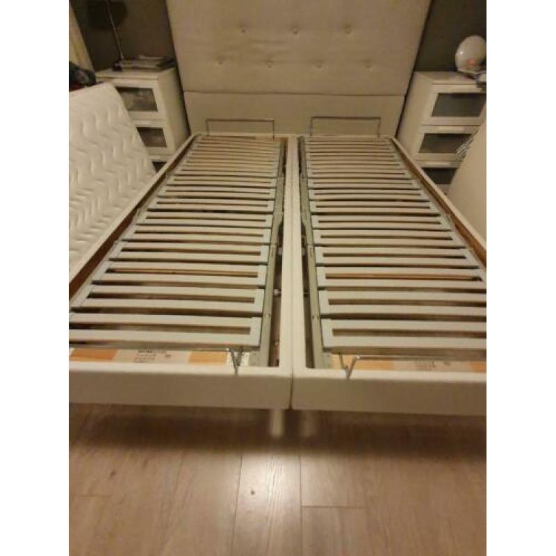 Electrisch verstelbaar bed, 2x 80cm breed