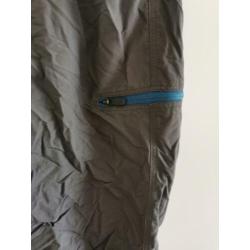 Peak Performance Lange grijze Outdoor Broek Mt L Blauwe rits