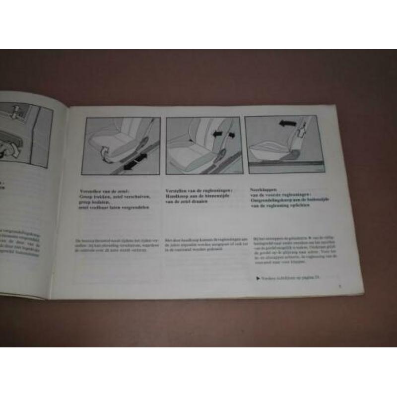 Handleiding/ instructieboekje Opel Corsa/ 1988