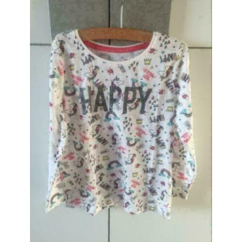 Unicorn meisje longsleeves, maat: 110