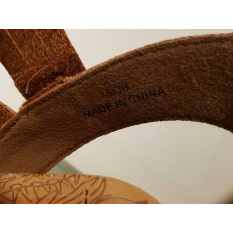 Sleehakken sandalen - mt 5 (38)