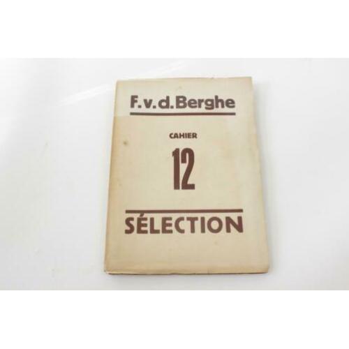 (Sélection) Frits van den Berghe, Cahier 12, 1931