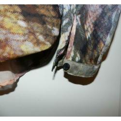 Supermooie NED overslagblouse met ingenaaide top, maat S/M.