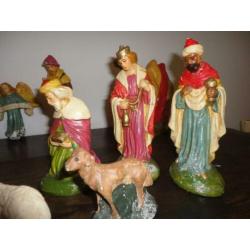 Oude kerstgroep 22 delig