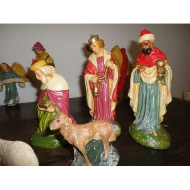 Oude kerstgroep 22 delig