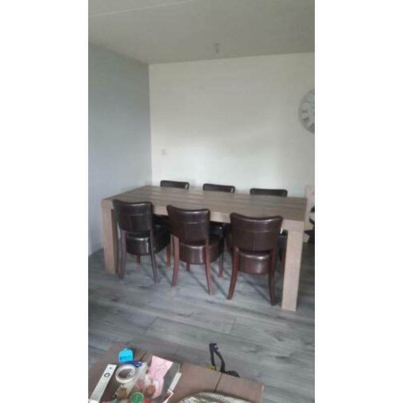 Woonkamerset compleet/ tafel - tv meubel - eettafel