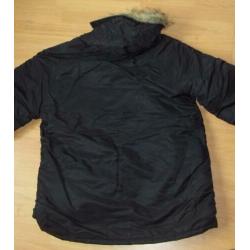 Parka N3B Jas Leger Model US Army Legerjas Zwart NIEUW