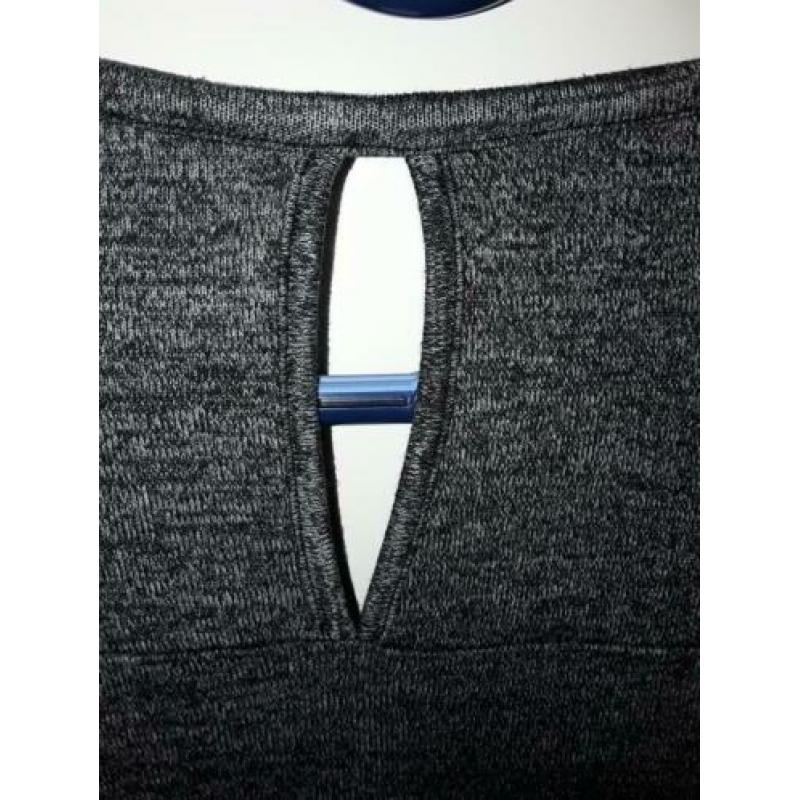 Grijs gemeleerd tuniek dunne trui Yessica maat 48 50