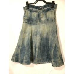 Y19 Yes or No Spijkerjukje Demin Jurkje M Strapless Zakken