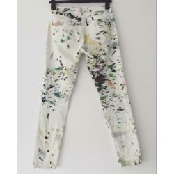 Vanilia jeans wit kleuren 36 S