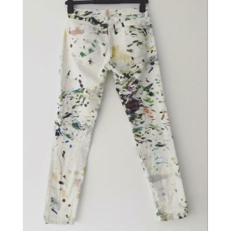 Vanilia jeans wit kleuren 36 S