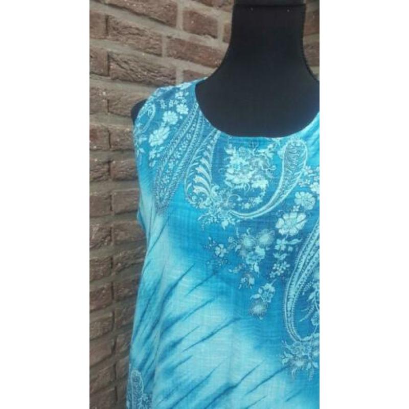 Blauwe jurk maat l/xl