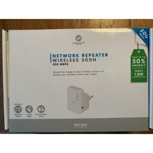 Nieuwe Netwerk/ WiFi repeater