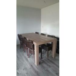 Woonkamerset compleet/ tafel - tv meubel - eettafel
