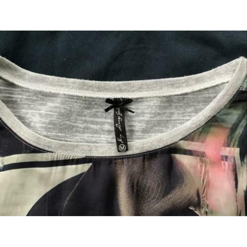Mooi shirt met opdruk mt M