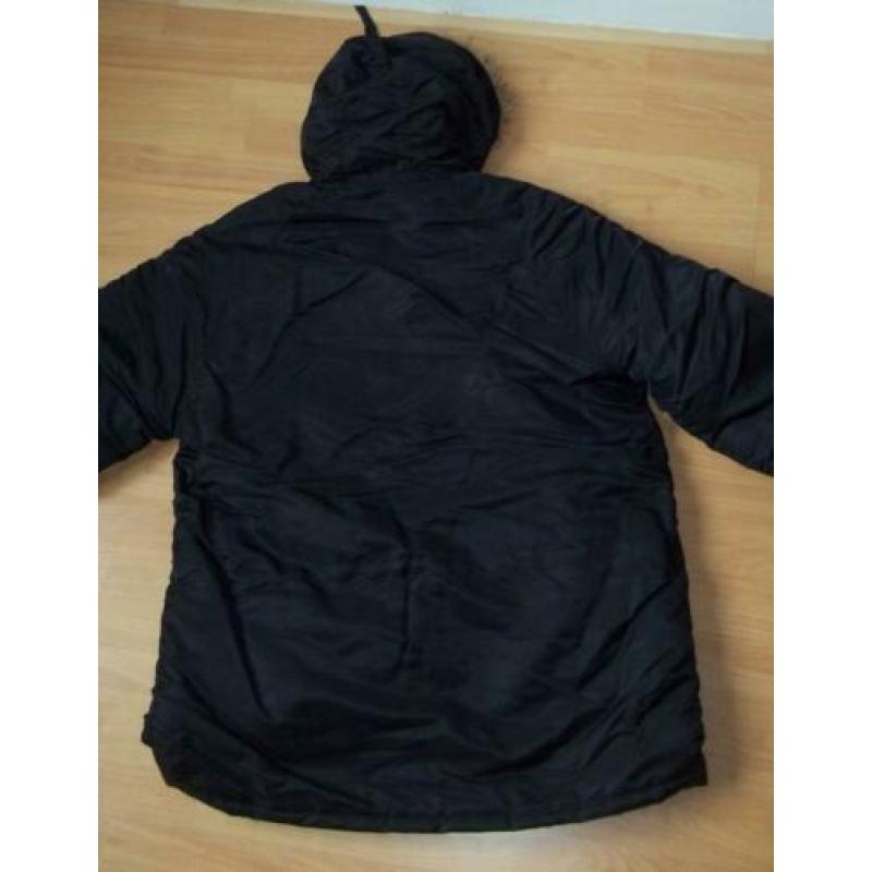 Parka N3B Jas Leger Model US Army Legerjas Zwart NIEUW