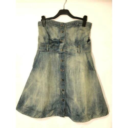 Y19 Yes or No Spijkerjukje Demin Jurkje M Strapless Zakken