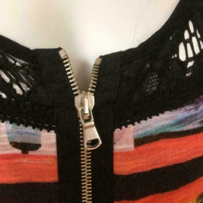 4033 Kleurige jurk tuniek ARIANNA; Mt=3/40 Nieuwstaat