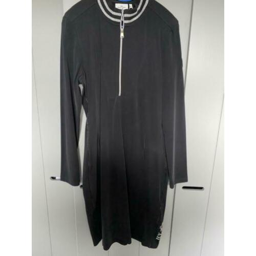 Hv polo jurk blauw maat 44